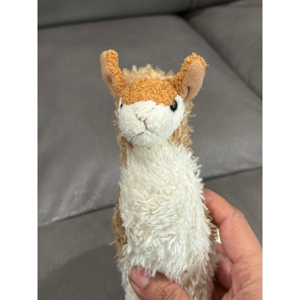 Douglas Cuddle Toys Llama Plush Stuffed Animal Brown‎ White Soft Toy
